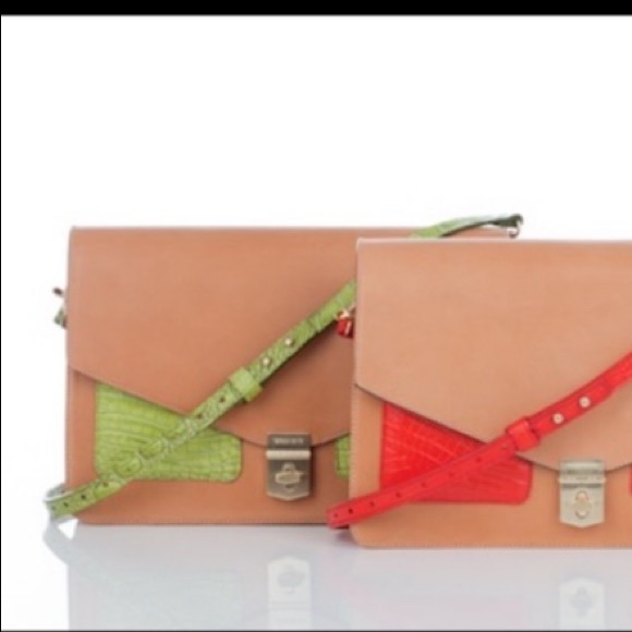 brahmin handbags green